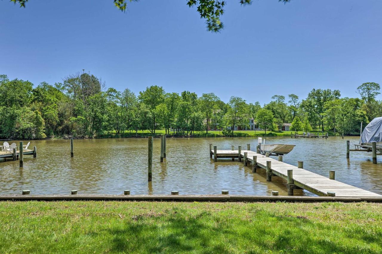 Waterfront Annapolis Home Fire Pit And Fishing Pier Экстерьер фото